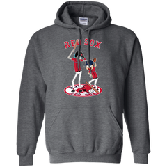 Boston Red Sox Baseball Rick And Morty Hoodie - The White Eagles