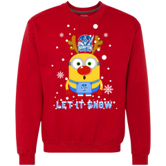 Minion Hampton Pirates Ugly Christmas Sweaters Let It Snow Sweatshirt - The White Eagles