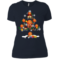 Christmas Is Coming Basketball Santa Claus Ugly Christmas Sweater Ladies' Shirt - The White Eagles