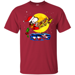 Snoopy Santa Claus Christmas The Peanuts Movie Cotton T-Shirt - The White Eagles