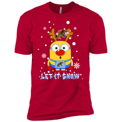 Minion Florida A&m Rattlers Ugly Christmas Sweaters Let It Snow Men's Sleeve Shirt - The White Eagles