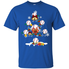 Christmas Is Coming Baseball Santa Claus Ugly Christmas Sweater Cotton T-Shirt - The White Eagles