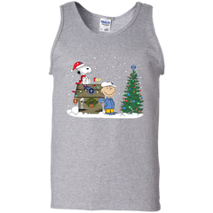 Tennessee Titans Snoopy The Peanuts Ugly Christmas Sweater  Super Bowl Tank Top - The White Eagles