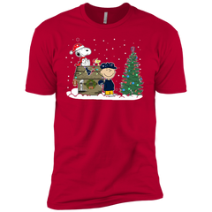 Houston Texans Snoopy The Peanuts Ugly Christmas Sweater  Super Bowl Men's Sleeve Shirt - The White Eagles