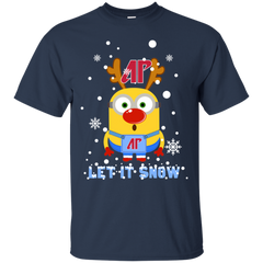 Minion Austin Peay Governors Ugly Christmas Sweaters Let It Snow Cotton T-Shirt - The White Eagles