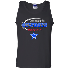 Nfl Dilly Dilly Dallas Cowboys A True Friend Of The Cowboys Tank Top - The White Eagles