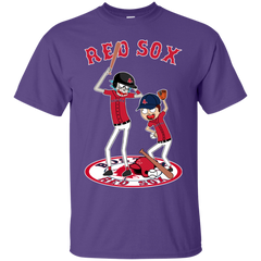 Boston Red Sox Baseball Rick And Morty Cotton T-Shirt - The White Eagles