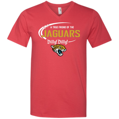 Dilly Dilly Jaguars A True Friend Of The Jaguars Men's V-Neck T-Shirt - The White Eagles