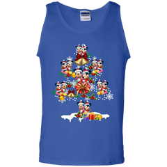 Christmas Is Coming Mickey Mouse Santa Claus Ugly Christmas Sweater Tank Top - The White Eagles