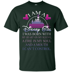 I Am A Disney Girl I Can't Control T-shirts Cotton T-Shirt - The White Eagles