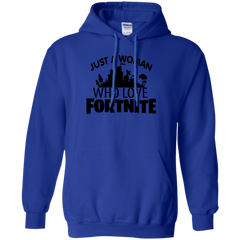 Fortnite Just A Woman Who Loves Fortnite Hoodie - The White Eagles