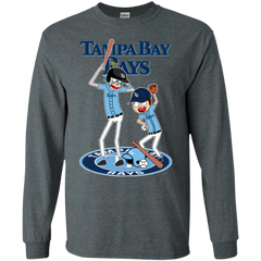 Tampa Bay Rays Baseball Rick And Morty LS Cotton T-Shirt - The White Eagles