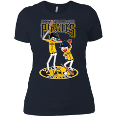 Pittsburgh Pirates Baseball Rick And Morty Ladies' Shirt - The White Eagles
