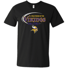 Dilly Dilly Minnesota Vikings A True Friend Of The Vikings Men's V-Neck T-Shirt - The White Eagles