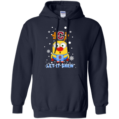 Minion Colgate Raiders Ugly Christmas Sweaters Let It Snow Hoodie - The White Eagles