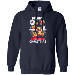 Fresno State Bulldogs Ugly Christmas Sweaters Minions Santa Claus Merry Christmas Hoodie - The White Eagles