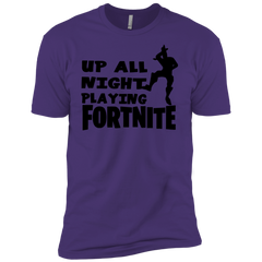 Fortnite Up All Night Playing Fortnite Men's Sleeve Shirt - The White Eagles