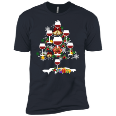 Christmas Is Coming Wine Santa Claus Ugly Christmas Sweater Men's Sleeve Shirt - The White Eagles
