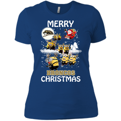 Western Michigan Broncos Ugly Christmas Sweaters Minions Santa Claus Merry Christmas Ladies' Shirt - The White Eagles