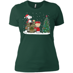 Atlanta Falcons Snoopy The Peanuts Ugly Christmas Sweater  Super Bowl Ladies' Shirt - The White Eagles