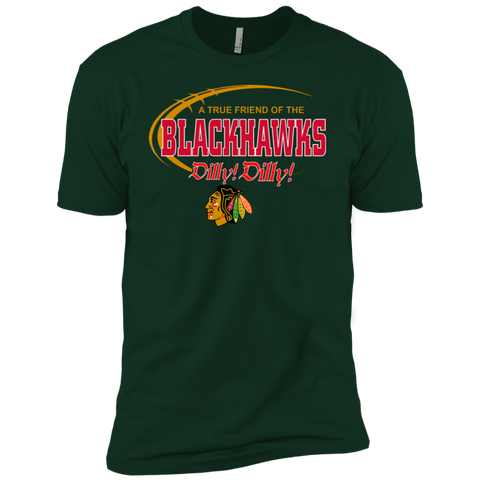 Dilly Dilly A True Friend Of The Chicago Blackhawks Men's Sleeve Shirt - The White Eagles