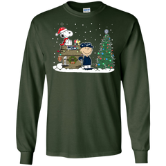 Seattle Seahawks Snoopy The Peanuts Ugly Christmas Sweater  Super Bowl LS Cotton T-Shirt - The White Eagles