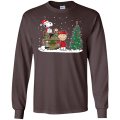 Atlanta Falcons Snoopy The Peanuts Ugly Christmas Sweater  Super Bowl LS Cotton T-Shirt - The White Eagles