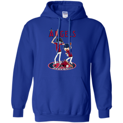 Los Angeles Angels Baseball Rick And Morty Hoodie - The White Eagles