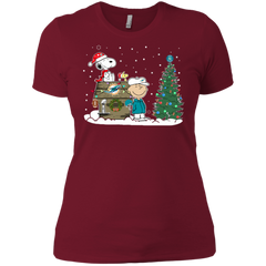 Miami Dolphins Snoopy The Peanuts Ugly Christmas Sweater  Super Bowl Ladies' Shirt - The White Eagles