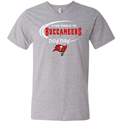 Dilly Dilly Tampa Bay Buccaneers A True Friend Of The Buccaneers Men's V-Neck T-Shirt - The White Eagles