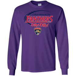 Dilly Dilly A True Friend Of The Florida Panthers LS Cotton T-Shirt - The White Eagles