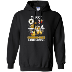 Vanderbilt Commodores Ugly Christmas Sweaters Minions Santa Claus Merry Christmas Hoodie - The White Eagles