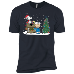 Carolina Panthers Snoopy The Peanuts Ugly Christmas Sweater  Super Bowl Men's Sleeve Shirt - The White Eagles