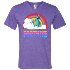Fortnite Battle Royale Unicorn Men's V-Neck T-Shirt - The White Eagles