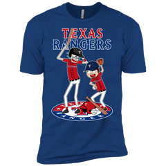 Texas Rangers Baseball Rick And Morty Men's Sleeve Shirt - The White Eagles