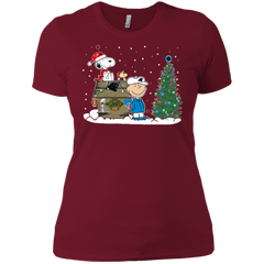 Carolina Panthers Snoopy The Peanuts Ugly Christmas Sweater  Super Bowl Ladies' Shirt - The White Eagles