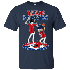 Texas Rangers Baseball Rick And Morty Cotton T-Shirt - The White Eagles
