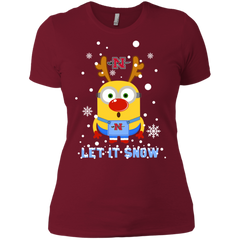 Minion Nicholls Colonels Ugly Christmas Sweaters Let It Snow Ladies' Shirt - The White Eagles