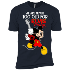 We Are Never Too Old For Elvis Presley Mickey Men's Sleeve Shirt - The White Eagles