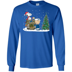 Detroit Lions Snoopy The Peanuts Ugly Christmas Sweater  Super Bowl LS Cotton T-Shirt - The White Eagles