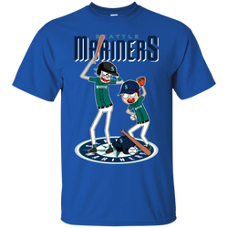 Seattle Mariners Baseball Rick And Morty Cotton T-Shirt - The White Eagles