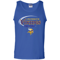 Dilly Dilly Minnesota Vikings A True Friend Of The Vikings Tank Top - The White Eagles