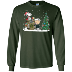 New York Jets Snoopy The Peanuts Ugly Christmas Sweater  Super Bowl LS Cotton T-Shirt - The White Eagles
