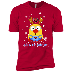Minion Incarnate Word Cardinals Ugly Christmas Sweaters Let It Snow Men's Sleeve Shirt - The White Eagles
