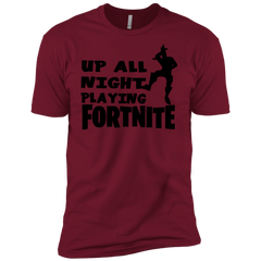 Fortnite Up All Night Playing Fortnite Men's Sleeve Shirt - The White Eagles