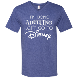 I'm Done Adulting Let's Go To Disney Shirt Men's V-Neck T-Shirt - The White Eagles