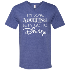 I'm Done Adulting Let's Go To Disney Shirt Men's V-Neck T-Shirt - The White Eagles