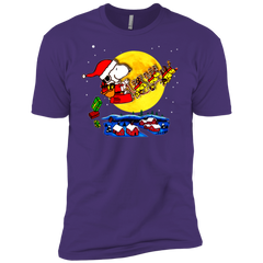 Snoopy Santa Claus Christmas The Peanuts Movie Men's Sleeve Shirt - The White Eagles