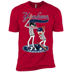 New York Yankees Baseball Rick And Morty Men's Sleeve Shirt - The White Eagles