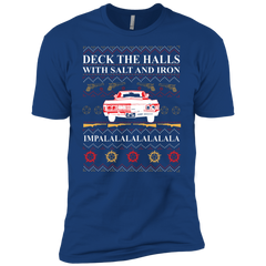 Deck The Halls With Salt And Iron Ugly Christmas Sweater Men's Sleeve Shirt - The White Eagles